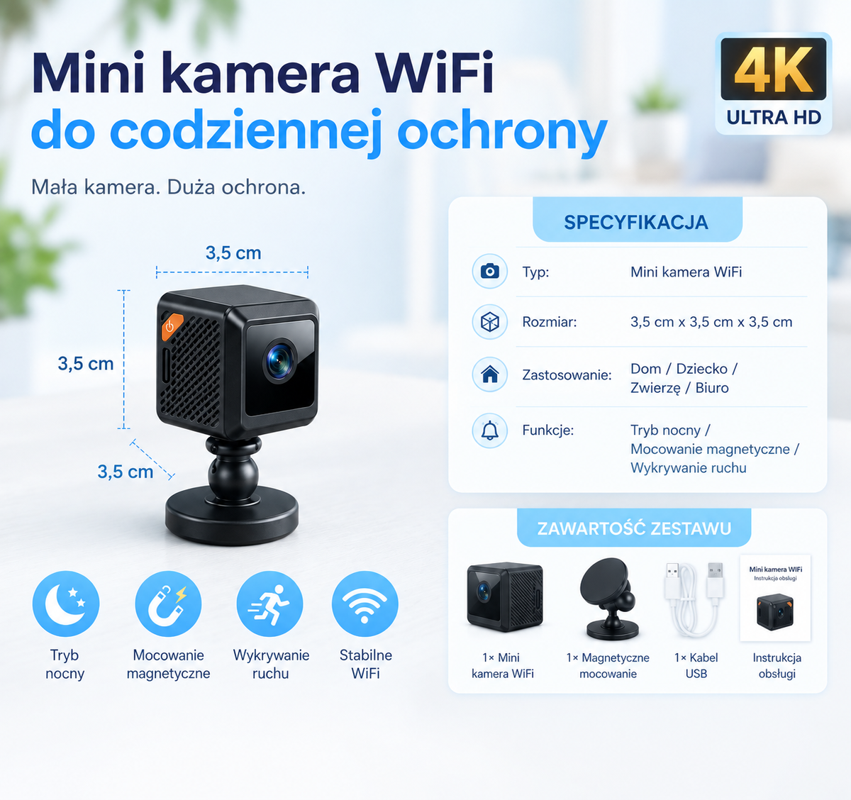 Mini Kamera -3.5cmx3.5cm